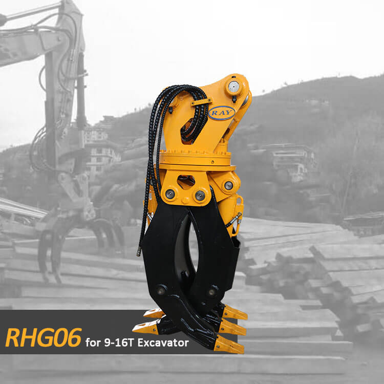 Экскаватор ОЭМ модели РХГ06 деревянный сражается для экскаватора 9-16 т